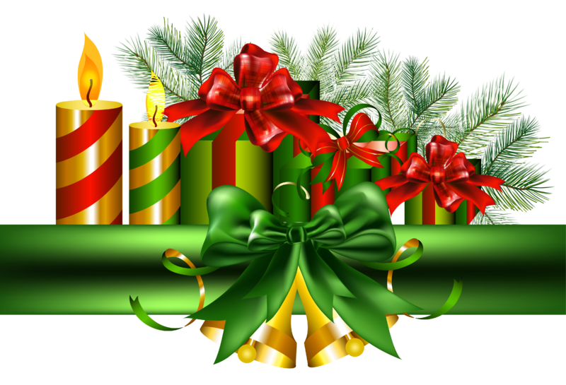 Christmas_Green_Decoration_with_Golden_Bells_PNG_Clipart.png