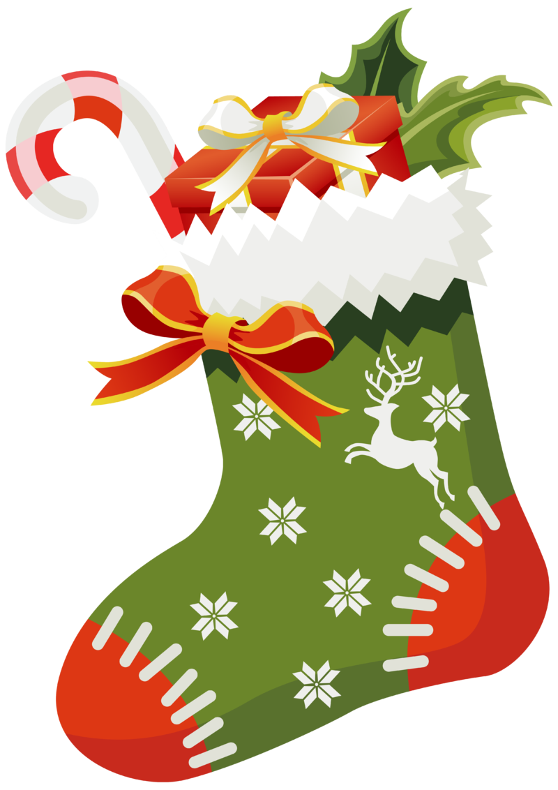 Christmas_Green_Stocking_PNG_Clipart_Image.png