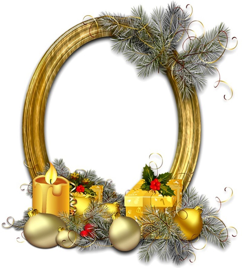 Christmas_Oval_Gold_Photo_Frame_with_Silver_Pine.jpg