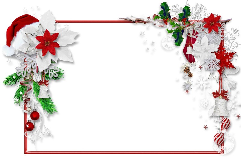 Christmas_PNG_Photo_Frame_with_Santa_Hat_and_Mistletoe.jpg