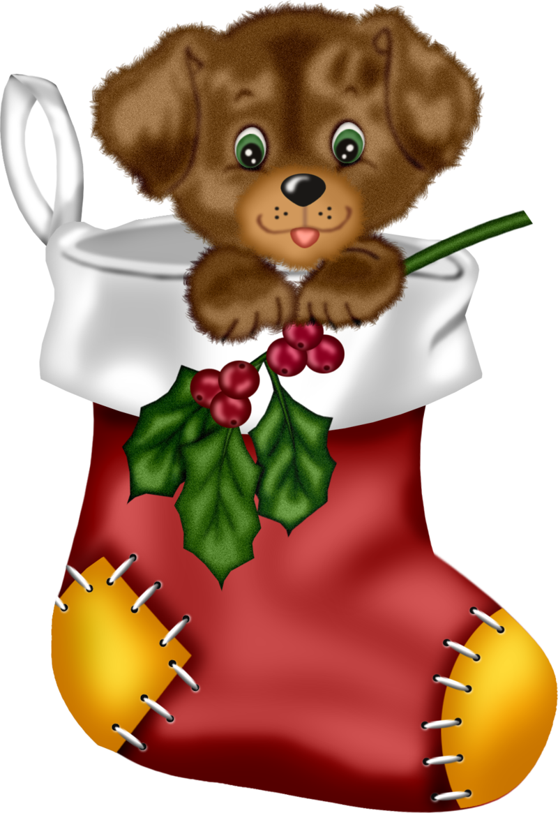 Christmas_Red_Stocking_with_Puppy_PNG_Clipart.png