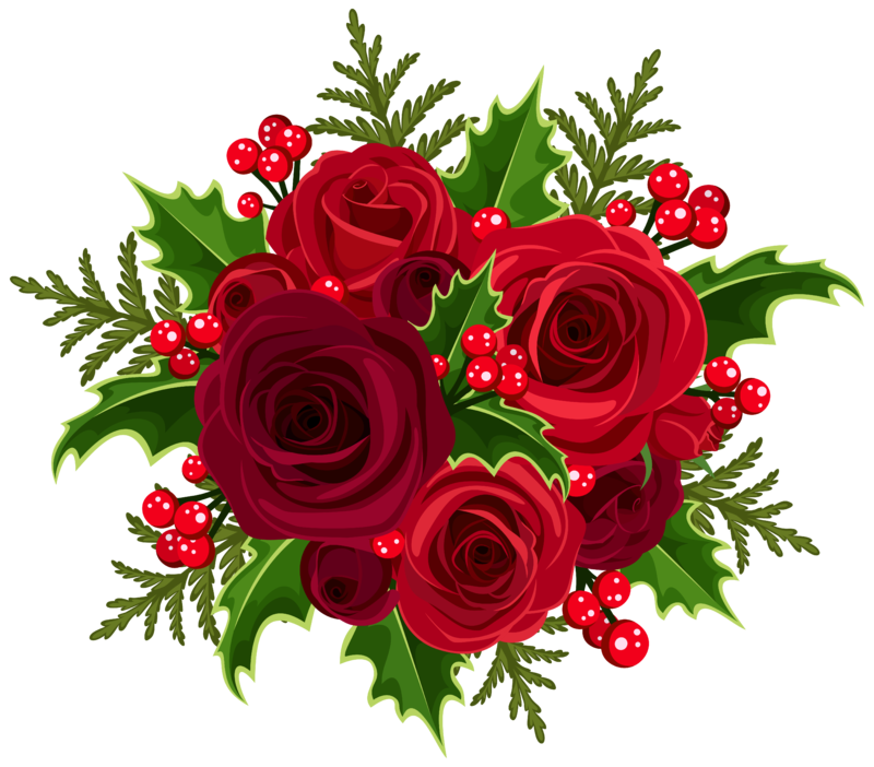 Christmas_Rose_Decoration_PNG_Clip_Art_Image.png
