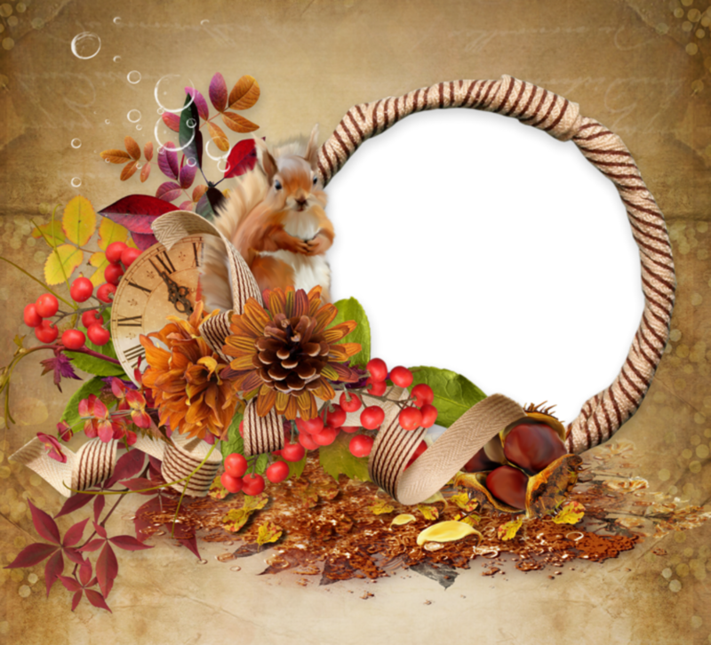 Circular-Autumn-Elements-Photo-Frame.png