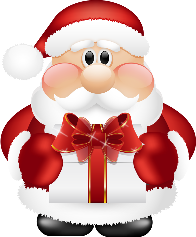 Cute_Santa_Claus_with_Gift_PNG_Clipart.png