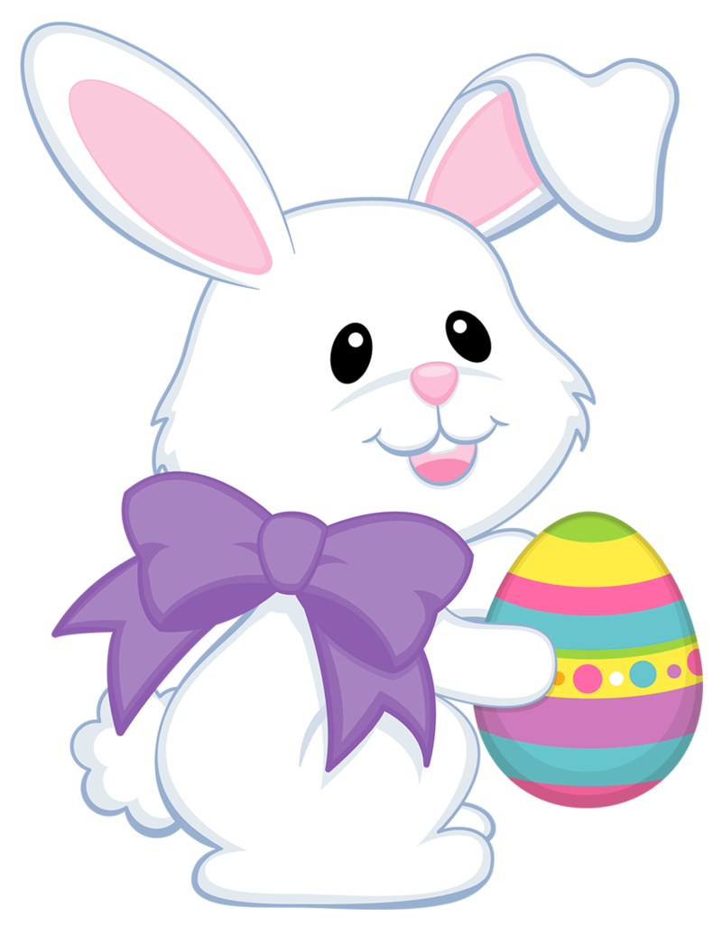 Easter_Cute_Bunny_with_Purple_Bow_Transparent_PNG_Clipart.png