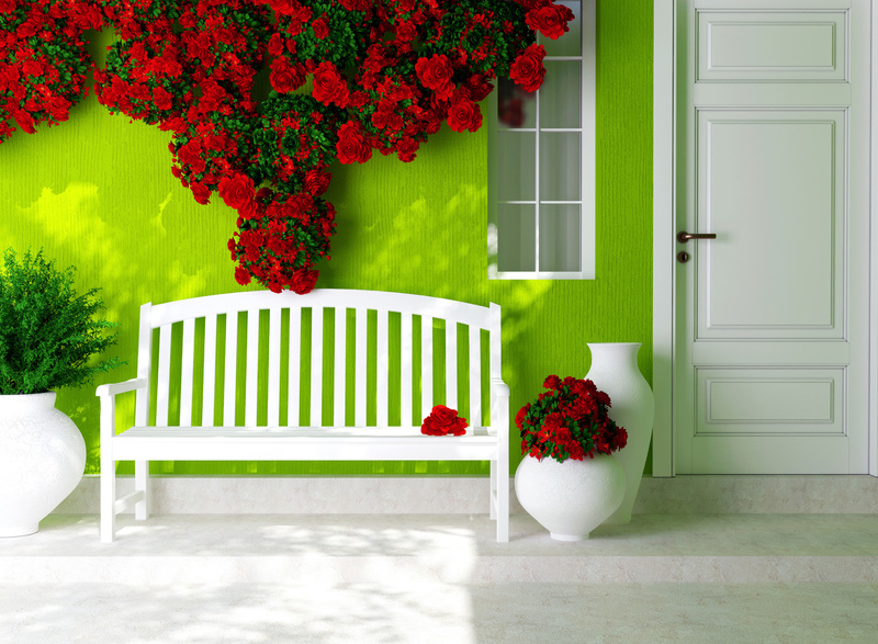 FreeGreatPicture-com-50951-red-flowers-on-a-bench-and-wall.jpg