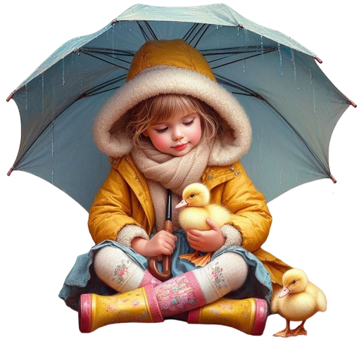 Girl-Umbrella-Duck2-AImade-By-Lori-M2-24