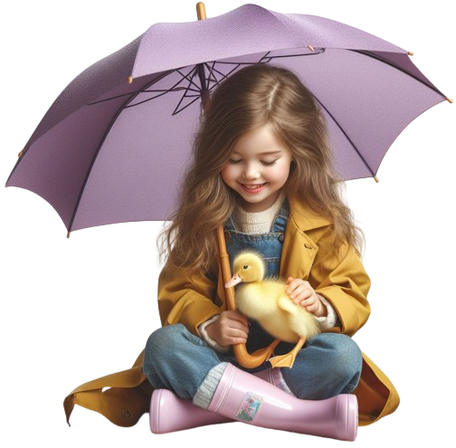 Girl-Umbrella-Duck4-AImade-By-Lori-M2-24