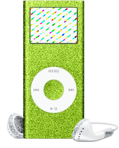 Glittered-Green-iPod-Graphic.gif