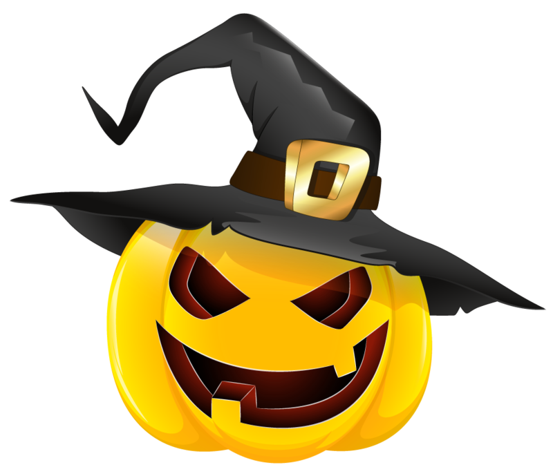 Halloween_Evil_Pumpkin_with_Witch_Hat_Clipart.png