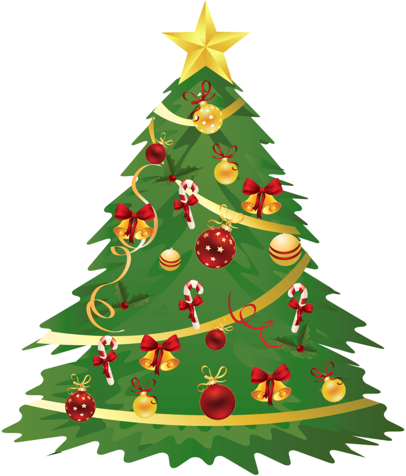 Large_Transparent_Christmas_Tree_with_Ornaments_and_Candy_Canes_Clipart.png