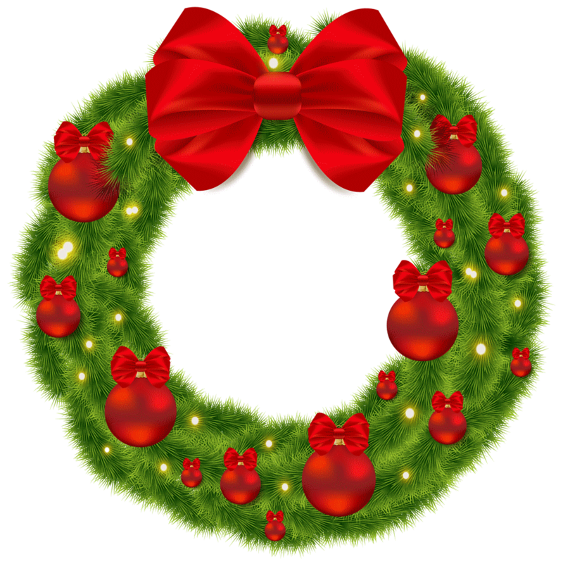 Pine_Wreath_with_Red_Bow_and_Christmas_Balls_PNG_Image.png