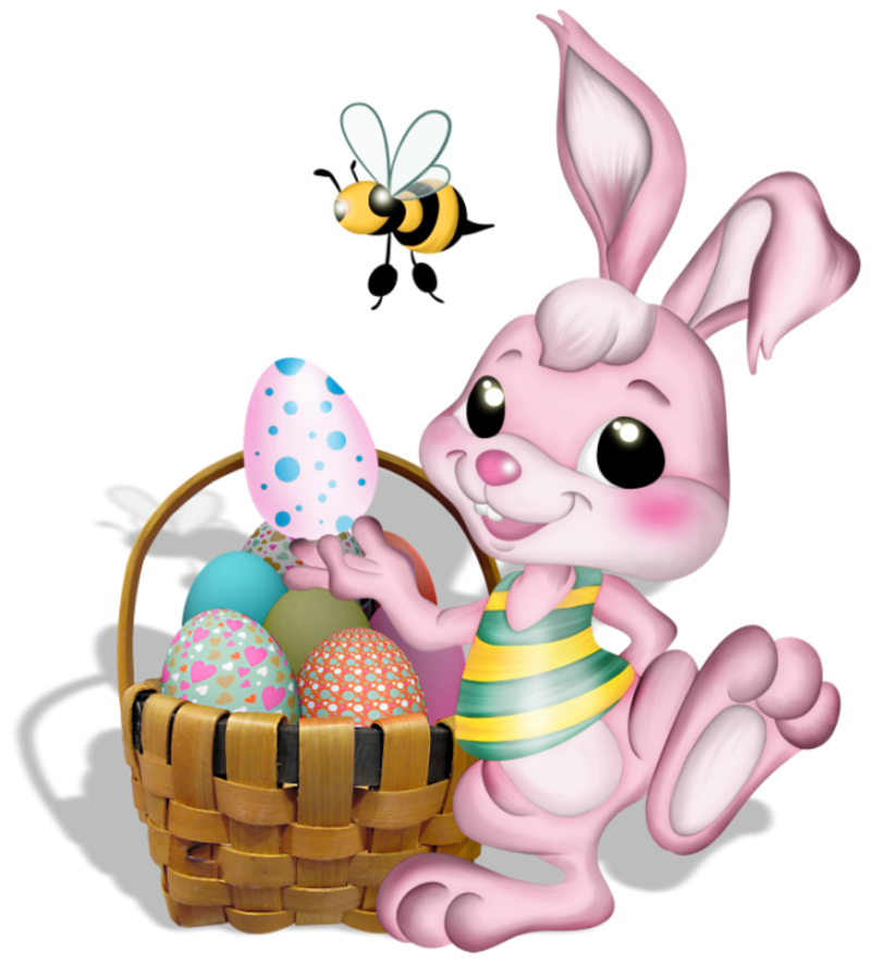 Pink_Easter_Bunny_with_Bee_PNG_Picture.png
