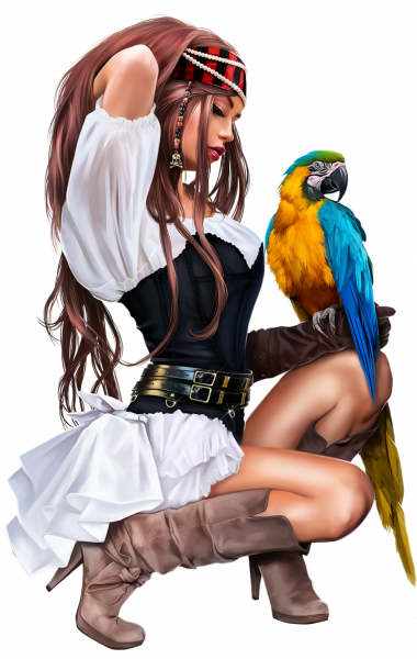Pirate_and_Parrot_1