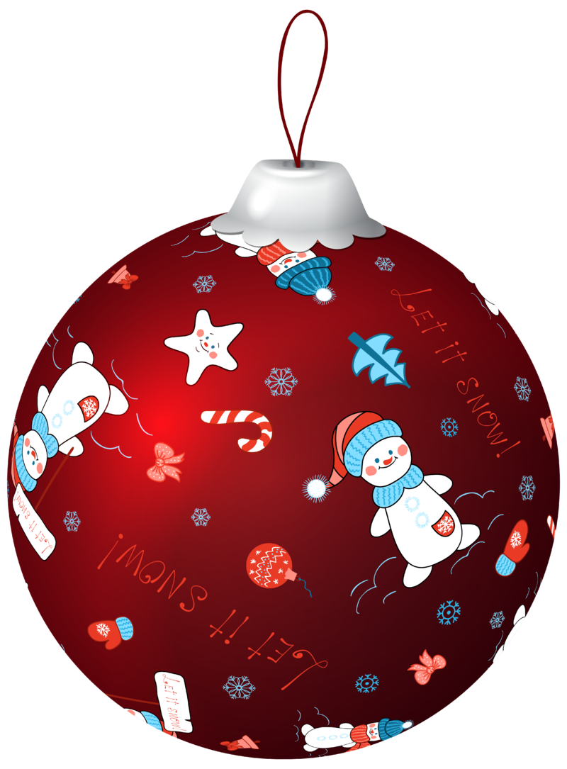 Red_Christmas_Ball_with_Snowman_PNG_Clip_Art_Image.png