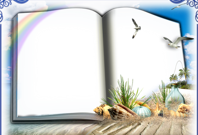 Sand-Beach-Theme-Open-Book-Picture-Frame.png