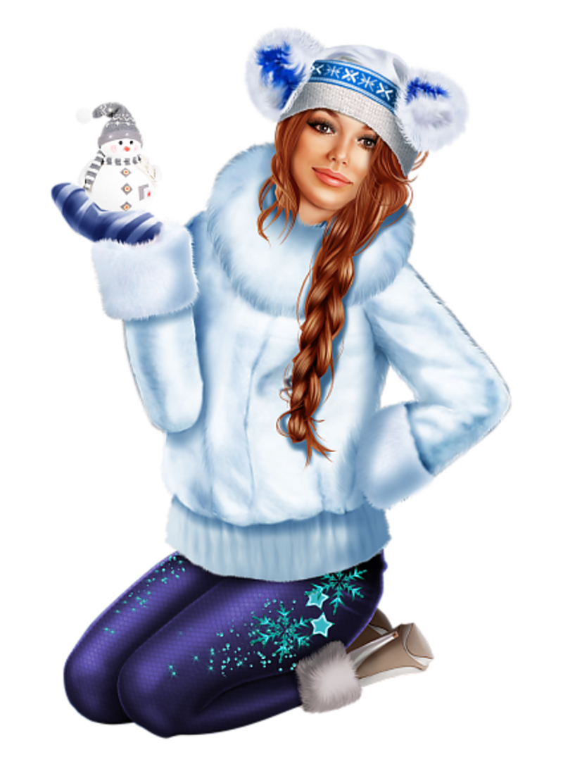 Snowman-and-girl-115.png