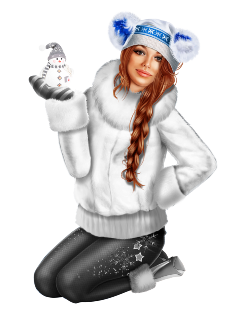 Snowman-and-girl-27.png