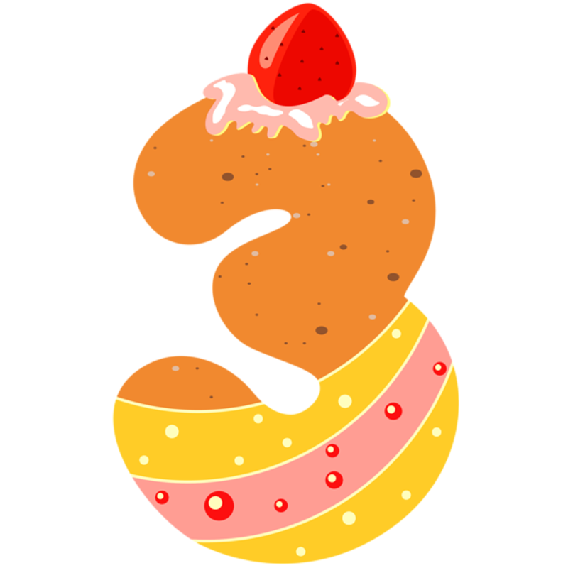 Sweet_Number_Three_PNG_Clipart_Image.png