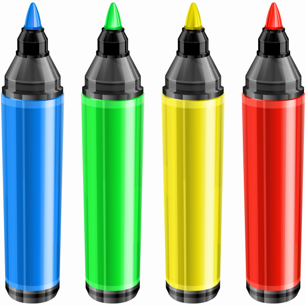 Text_Markers_Clipart_Image