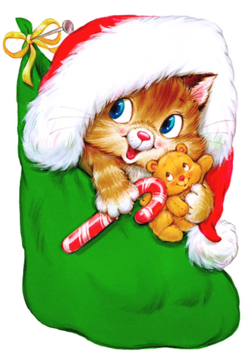 Transparent_Christmas_Kitten_with_Candy_Cane_Clipart.png