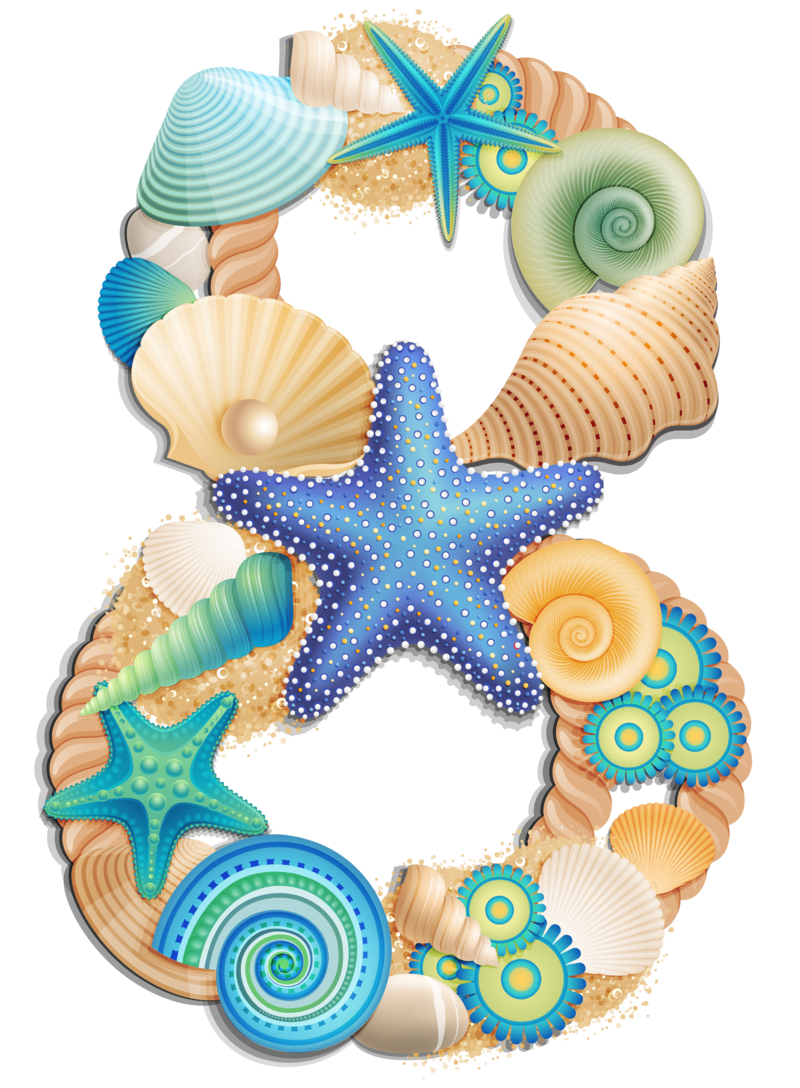 Transparent_Number_Eight_Sea_Style_PNG_Clipart_Picture.png