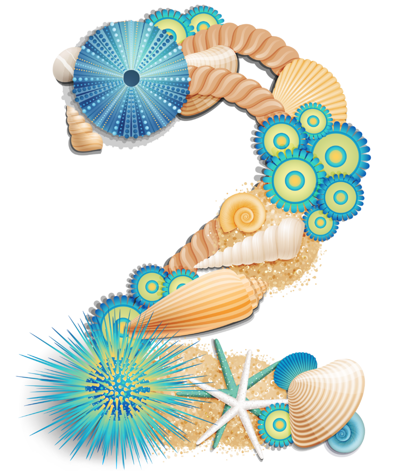 Transparent_Number_Two_Sea_Style_PNG_Clipart_Picture.png