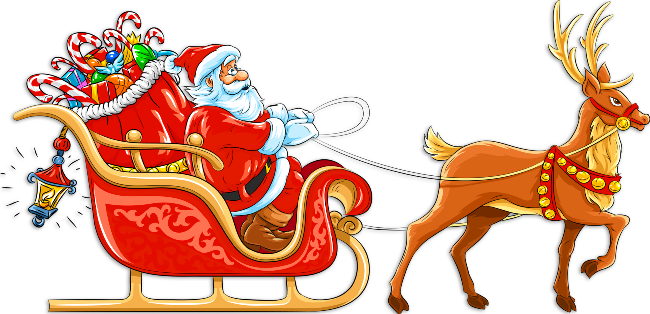 Transparent_Santa_with_Sleigh_and_Deer_Clipart.png