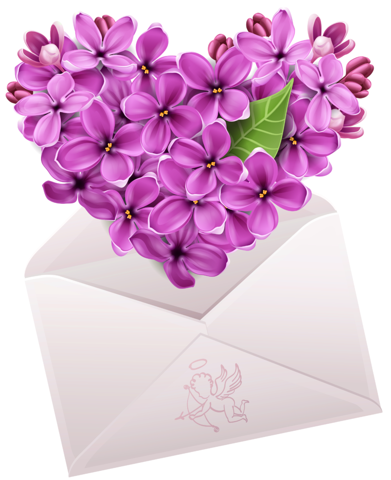 Valentine_Letter_with_Flower_Heart_PNG_Clipart.png