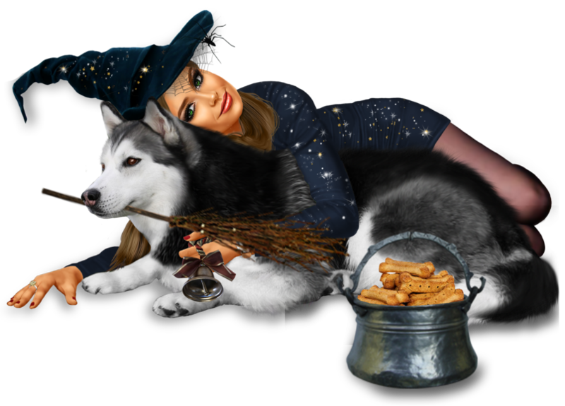 Witch-with-dog-png5cdc4141fd3afa171.png