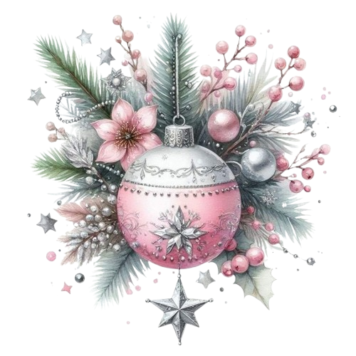 TUBE NOEL BOULE ET SAPIN 2