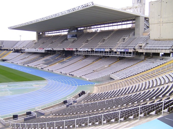 QUELQUES PHOTOS DU STADE OLYMPIQUE DE BARCELONE