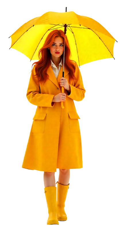 TUBE FEMME AVEC PARAPLUIE OU OMBRELLES 2