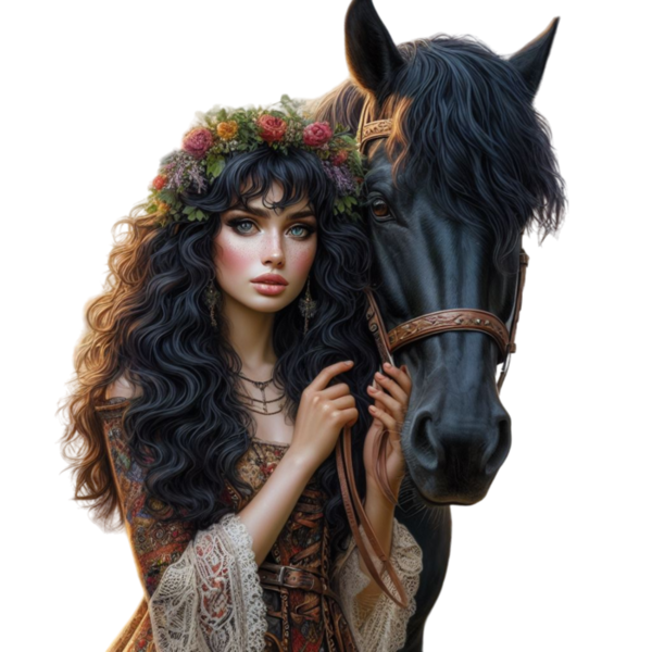 TUBE FILLE AVEC ANIMAUX 7