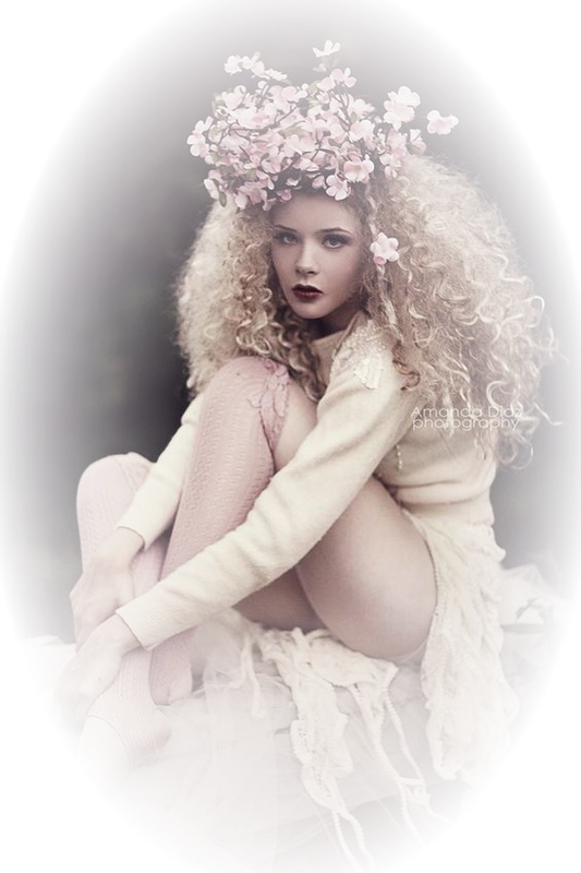 TUBE FILLE AVEC FLEURS 5