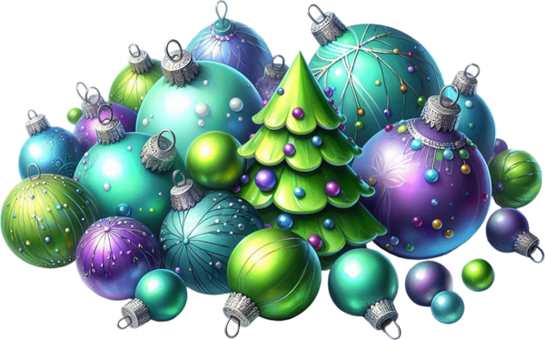 TUBE NOEL BOULE + SAPIN 2