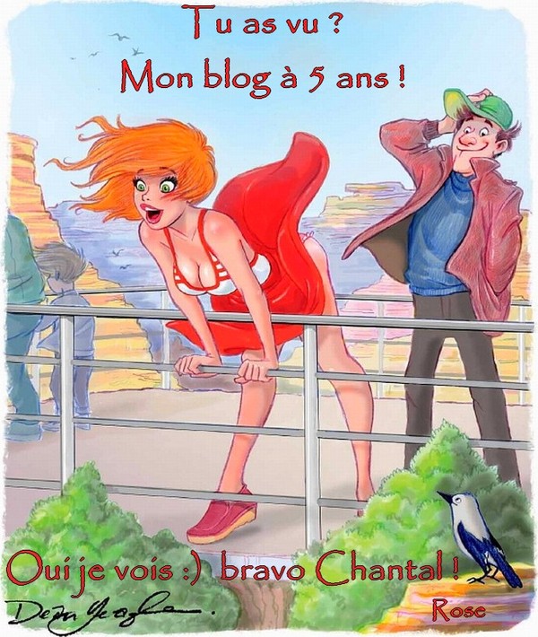 5 ANS DE BLOG CHEZ CHANTAL