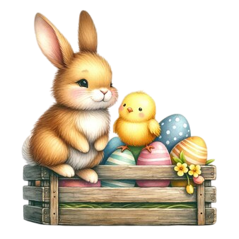 TUBE PAQUES LAPIN