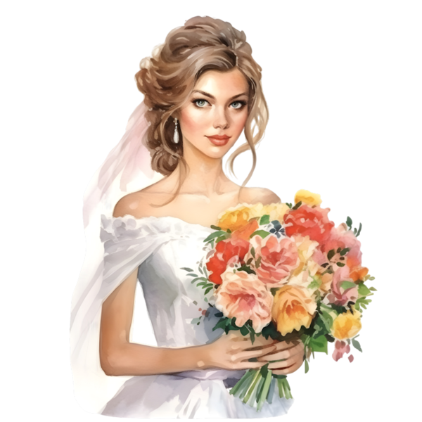 TUBE FILLE AVEC DES FLEURS 5