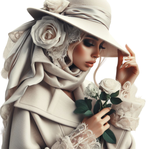 TUBE FILLE AVEC FLEUR 5