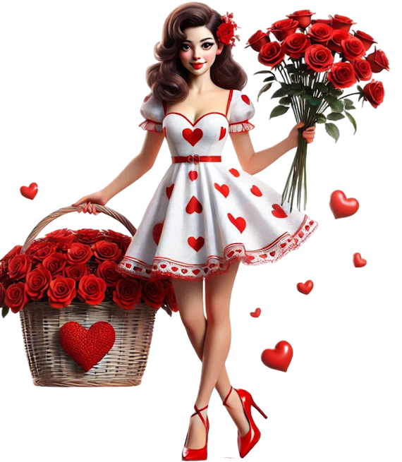 TUBE SAINT VALENTIN FILLE