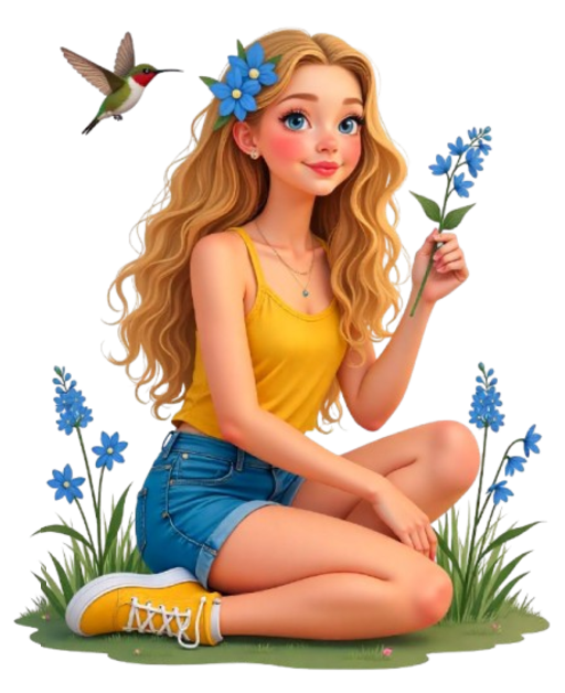 TUBE FILLE AVEC ANIMAUX 6