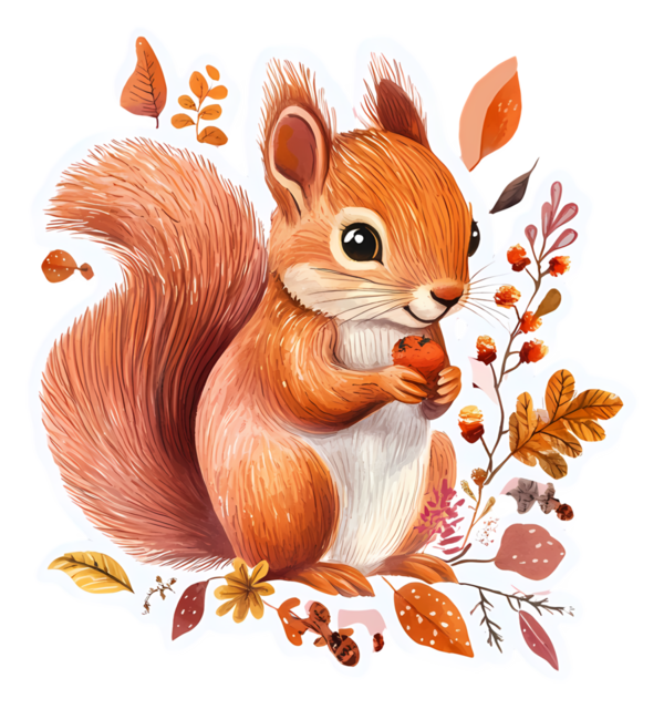 TUBE AUTOMNE ANIMAUX