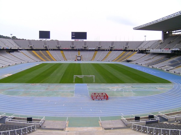 QUELQUES PHOTOS DU STADE OLYMPIQUE DE BARCELONE