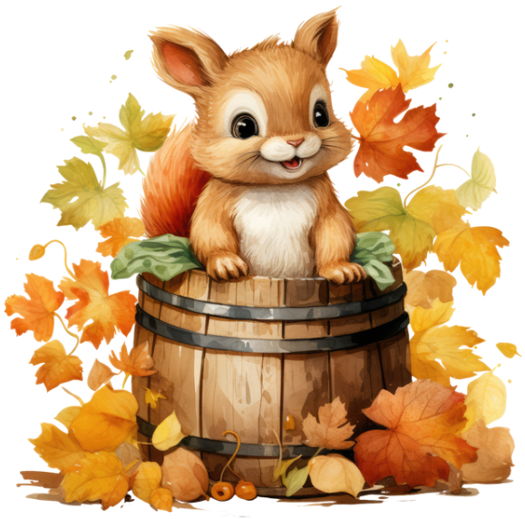 TUBE AUTOMNE ANIMAUX