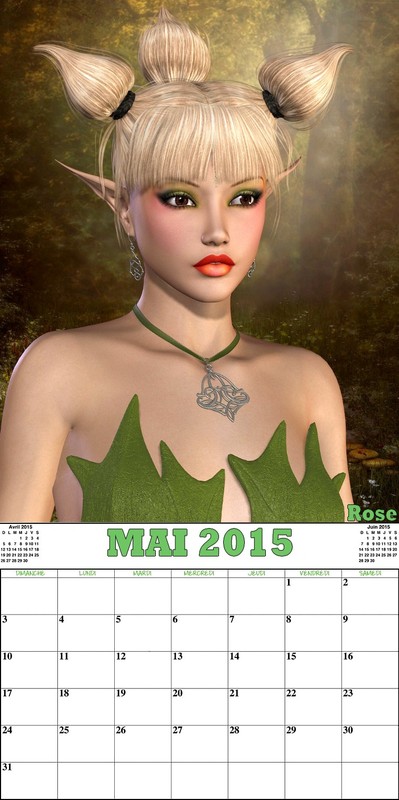 CALENDRIER MAI 2015