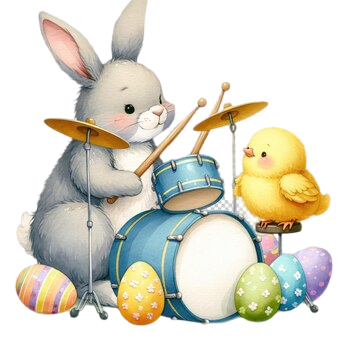 TUBE PAQUES LAPIN