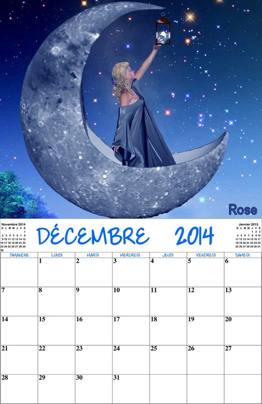 CALENDRIER DECEMBRE 2014