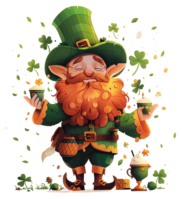 TUBE SAINT PATRICK PERSONNAGE