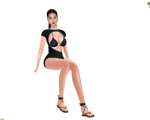 TUBE FILLE EN MAILLOT